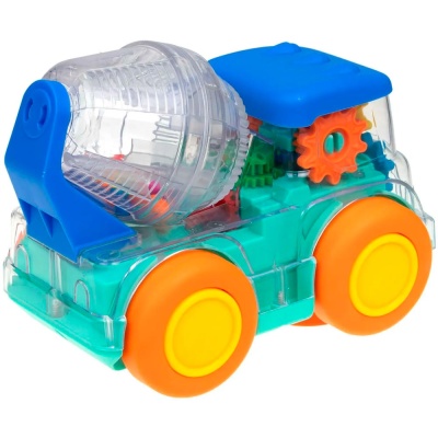 Бетономешалка прозрачная со световыми и звуковыми эффектами Движок 1toy Т23916 2
