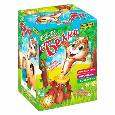 Настольная игра Crazy Белка Фортуна Ф70000