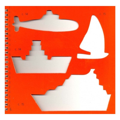 Трафареты для творчества Транспорт Ranok F901560Р