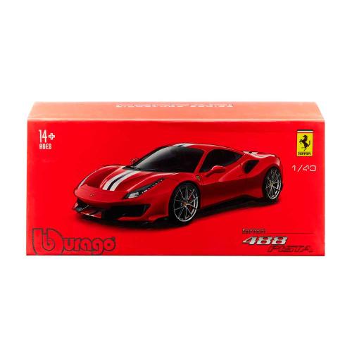 Коллекционная машинка Ferrari 488 Pista Bburago 18-36910 фото 5
