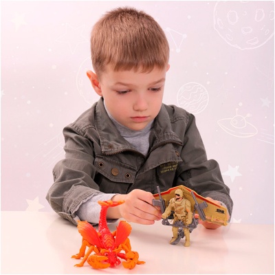 Бой с монстром Страфоидом серия Монстры Галактики Космос Наш 38505-2 5