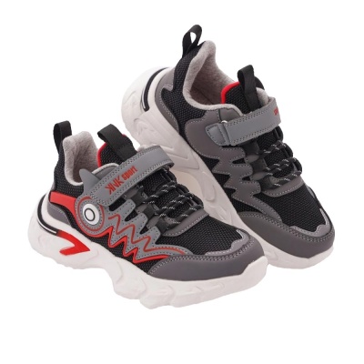 Кроссовки демисезонные Kenka JSA_2-197-black-grey