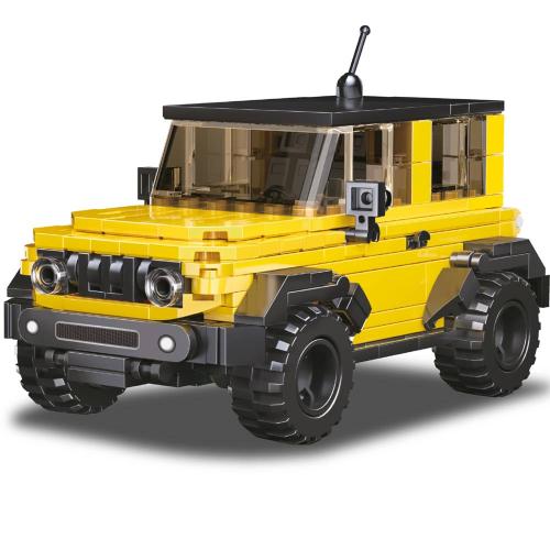 Конструктор Городские автомобили Жёлтый внедорожник Mioshi Tech MTE0709-069