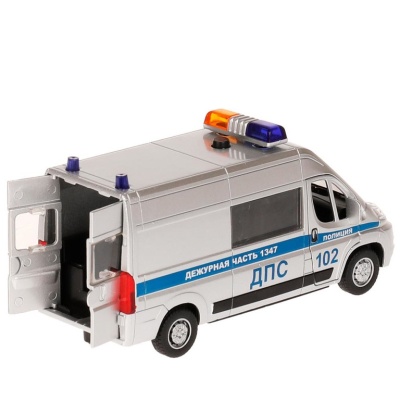 Игрушка Машина Citroёn Jumper Полиция Технопарк JUMPER-14POL-SR 3