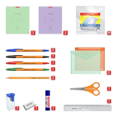 Набор первоклассника 43 предмета ErichKrause ЕК-45413 02