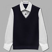 Рубашка обманка школьная Deloras G71527
