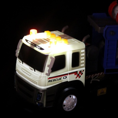 Автовоз с машинками инерционный свет звук Veld Co 131898 5