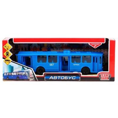 Инерционная машинка Автобус Технопарк SB-18-38-BU-OB 4