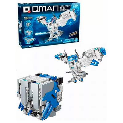 Конструктор Птица Куб трансформер 558 деталей 41228 Qman FCJ0855032 4