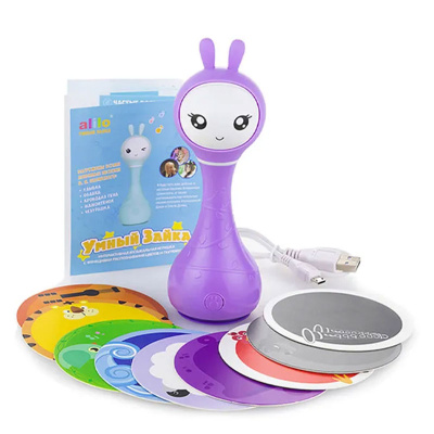 Музыкальная игрушка Умный зайка Alilo 60405 R1 фиолетовый 4