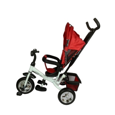 Велосипед трёхколёсный с родительской ручкой Velobibi Венера ВЛ-0685 красный 04