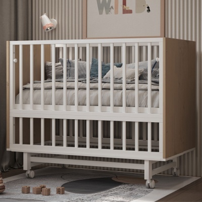 Детская кроватка Incanto Cambridge белый /дуб 02