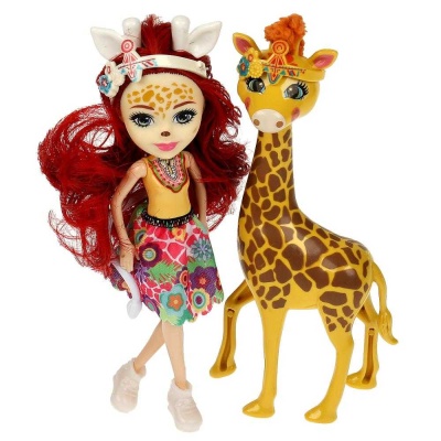 Кукла Подружки Жираф 15 см Карапуз DE06-RU