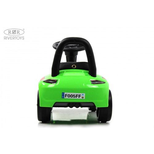 Детский толокар RiverToys F005FF зелёный фото 3