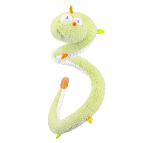 Мягкая игрушка Змейка светло-зелёная 100 см Relana RL24102-100 фото 6