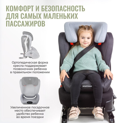 Автокресло Smart Travel Expert Fix KRES3897 Light grey 04