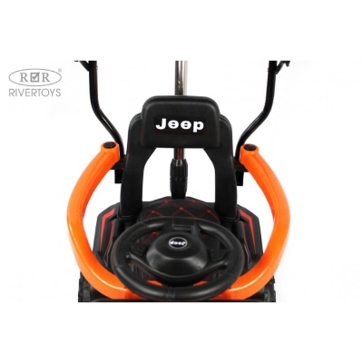 Детский электромобиль RiverToys G003GG оранжевый