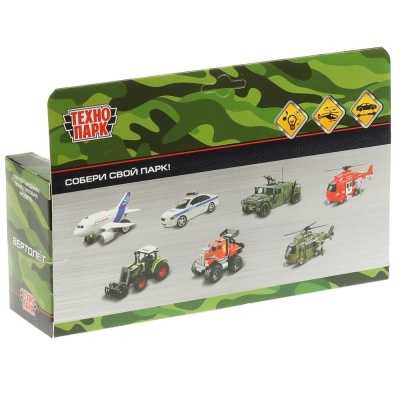 Игрушечная модель Вертолёт Технопарк 2007C134-R