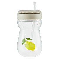 Поильник для кормления с трубочкой 360 мл Happy Baby 14011 lemon