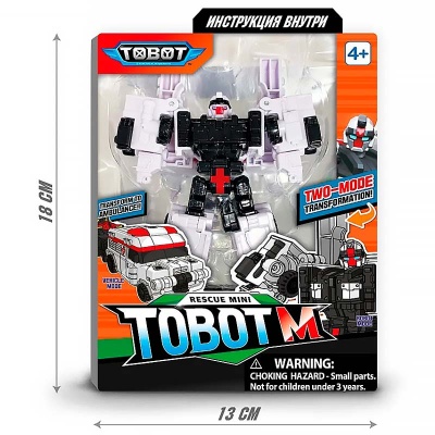 Робот трансформер Тобот Mini М Скорая помощь Tobot 301158 4
