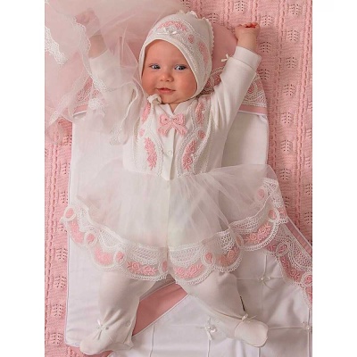 Комплект на выписку для девочки Наследникъ 220-030-ЭК 2