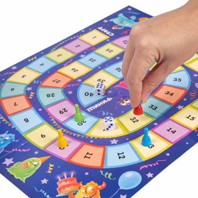 Игра настольная ходилка Веселые ходилки 4 в 1 Десятое Королевство 04931