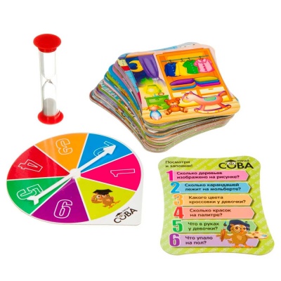 Игра-викторина Умная Сова Посмотри и запомни Bondibon ВВ4004