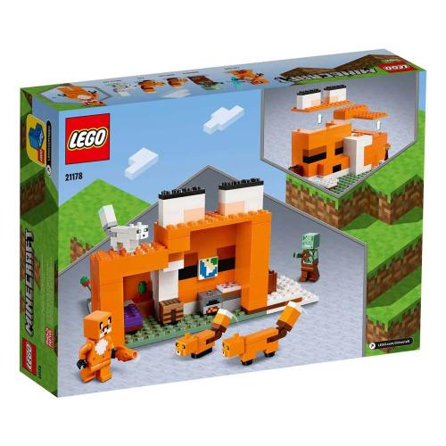Конструктор Lego Minecraft 21178 Лисья хижина фото 2