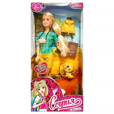 Кукла София Сафари 29 см Карапуз 66001-4K1-S-BB 4