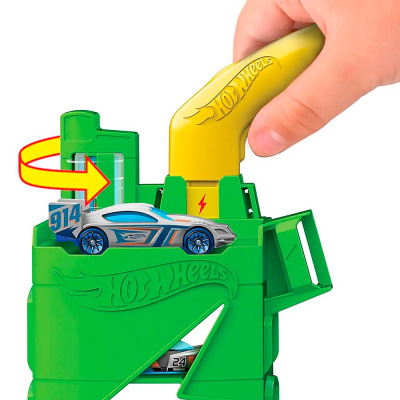 Гараж Hot Wheels зарядочная станция Mattel HTN79 2