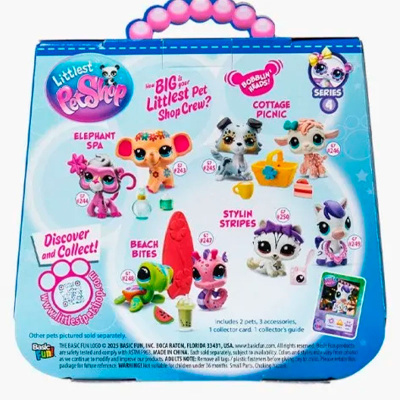 Игровой набор Littlest Pet Shop Кошка и Зебра Hasbro LPS 00709 4