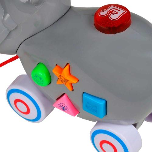 Музыкальная каталка-игрушка Бегемот Smart Baby JB0333543 фото 4