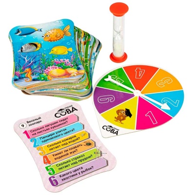 Игра-викторина Умная Сова Веселый зоопарк Bondibon ВВ4003