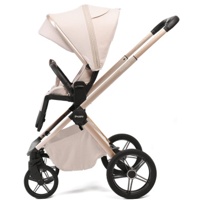 Коляска 2 в 1 Peppy Monaco Plus Beige рама бежевая
