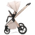 Коляска 2 в 1 Peppy Monaco Plus Beige рама бежевая