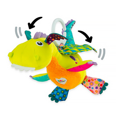 Игрушка с подвесом развивающая для малышей Крылатый Дракон Lamaze Tomy 65576 2