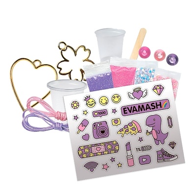 Набор для создания украшений Be TrenDIY Кулон-сердечко и браслет Волшебный мир B018Y 04