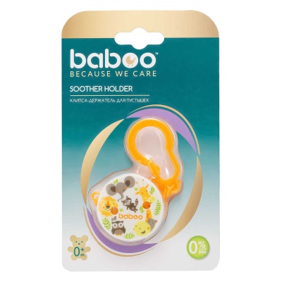 Клипса-держатель для пустышек 0 мес+ Safari Baboo 7-307 1