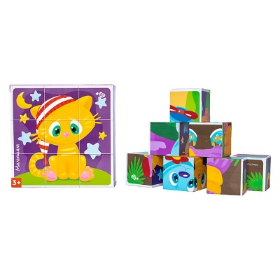 Кубики Малышам 9 штук Baby Toys Десятое королевство 05495 5