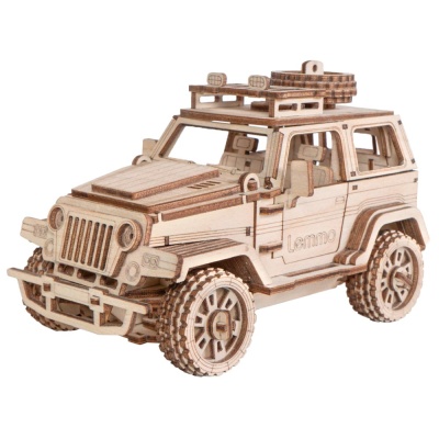 Конструктор из дерева Внедорожник Трикс 145 деталей Lemmo 0157 1