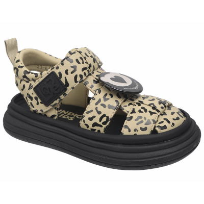 Сандалеты Indigo Kids 23-640C леопард бежевый 2