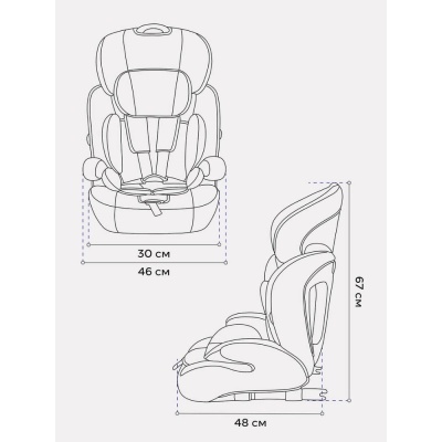 Автокресло Rant Basic Spark Next Isofix ZY12 Grey 03