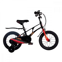 Велосипед детский Maxiscoo Air Стандарт 14'' 2024 Maxitoys MSC-A1432 чёрный матовый