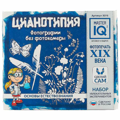 Набор для экспериментов Цианотипия Master IQ2 X016 2