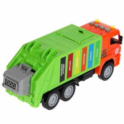 Игрушка Мусоровоз Kamaz 30см Технопарк KAMGARB-30PL-OGGN 2