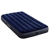 Матрас надувной Classic Downy Airbed Fiber Tech 99x191x25 см Intex 64757
