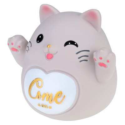 Копилка Счастливый котенок Miland КС-3672 серый 1