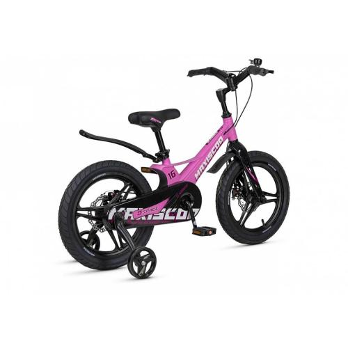Велосипед детский Maxiscoo Space Deluxe 16 MSC-S1642D розовый матовый фото 4