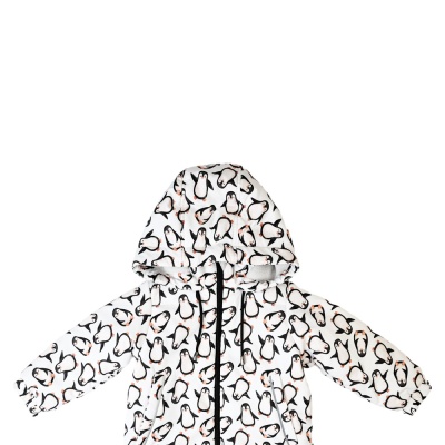 Куртка демисезонная Пингвины Чуди Кидс 123424 белый 02