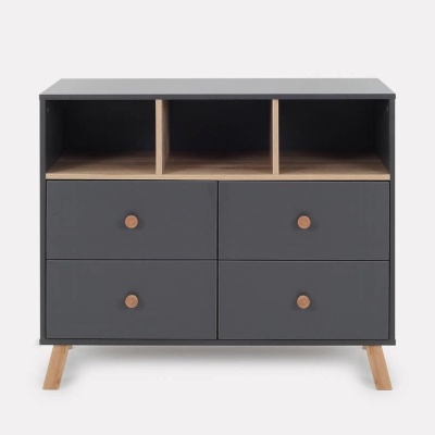 Комод пеленальный Rant Vester 1000/4 Moon Grey